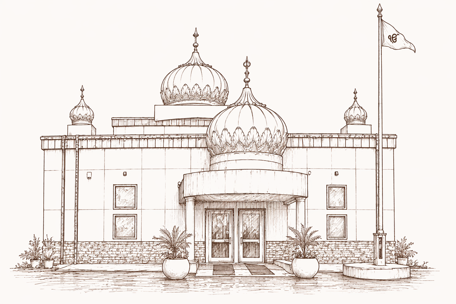 South Sikh Centre illustration